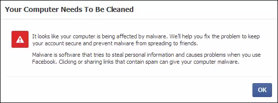 Facebook, Your Computer Needs To Be Cleaned