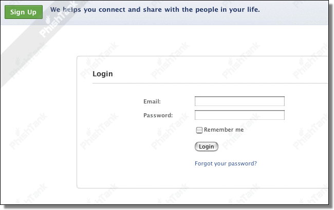 facebook facebook login. Facebook login, fake. Notice the difference? There's a grammatical mistake, 