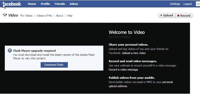 Facebook vid malware