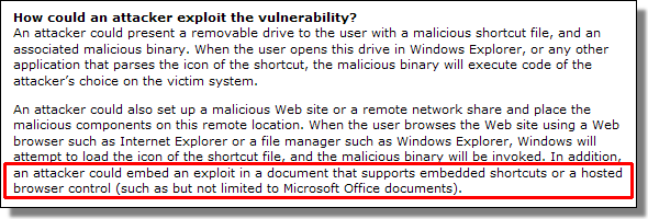 Microsoft Security Advisory 2286198, version 1.2