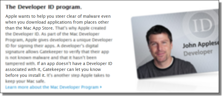 Apple Gatekeeper, The Developer ID program