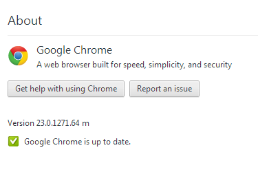 Chrome 23.0.1271.64