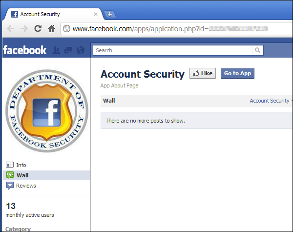 Department of Facebook Security