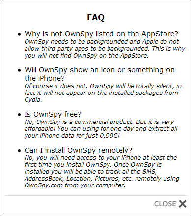 OwnSpy FAQ