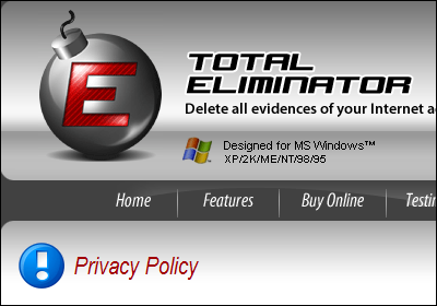 Rogue TotalEliminator - Privacy Policy
