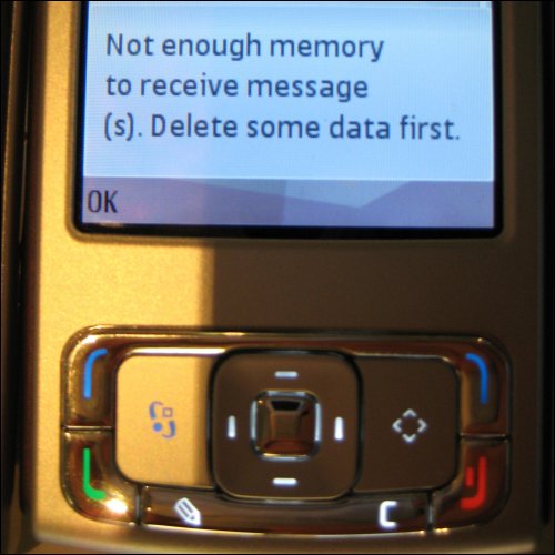 SMS Curse Error