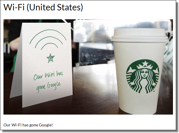 Google Starbucks