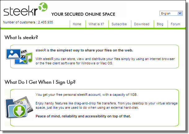 Steekr - Secured Online Space