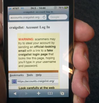 craigslist scam iphone