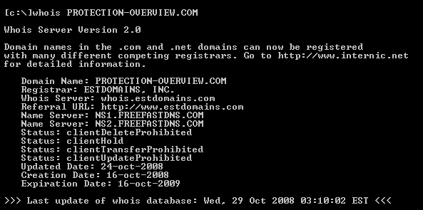 example of a malicious domain