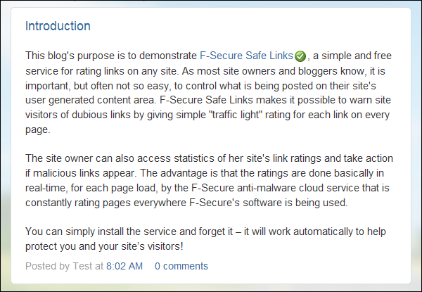 F-Secure Safe Links beta