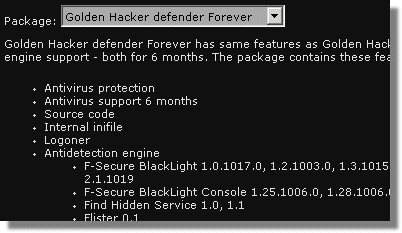 golden hacker defender