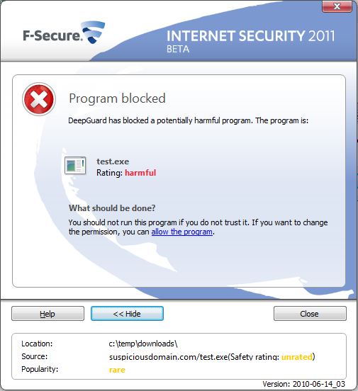 Internet Security 2011 Beta