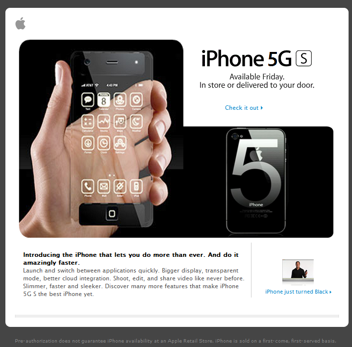 Fake iPhone 5GS