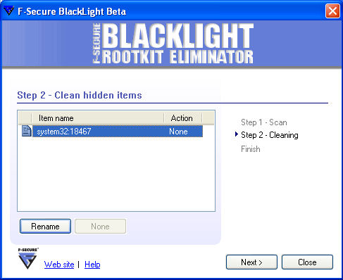 BlackLight Detecting Mailbot.AZ